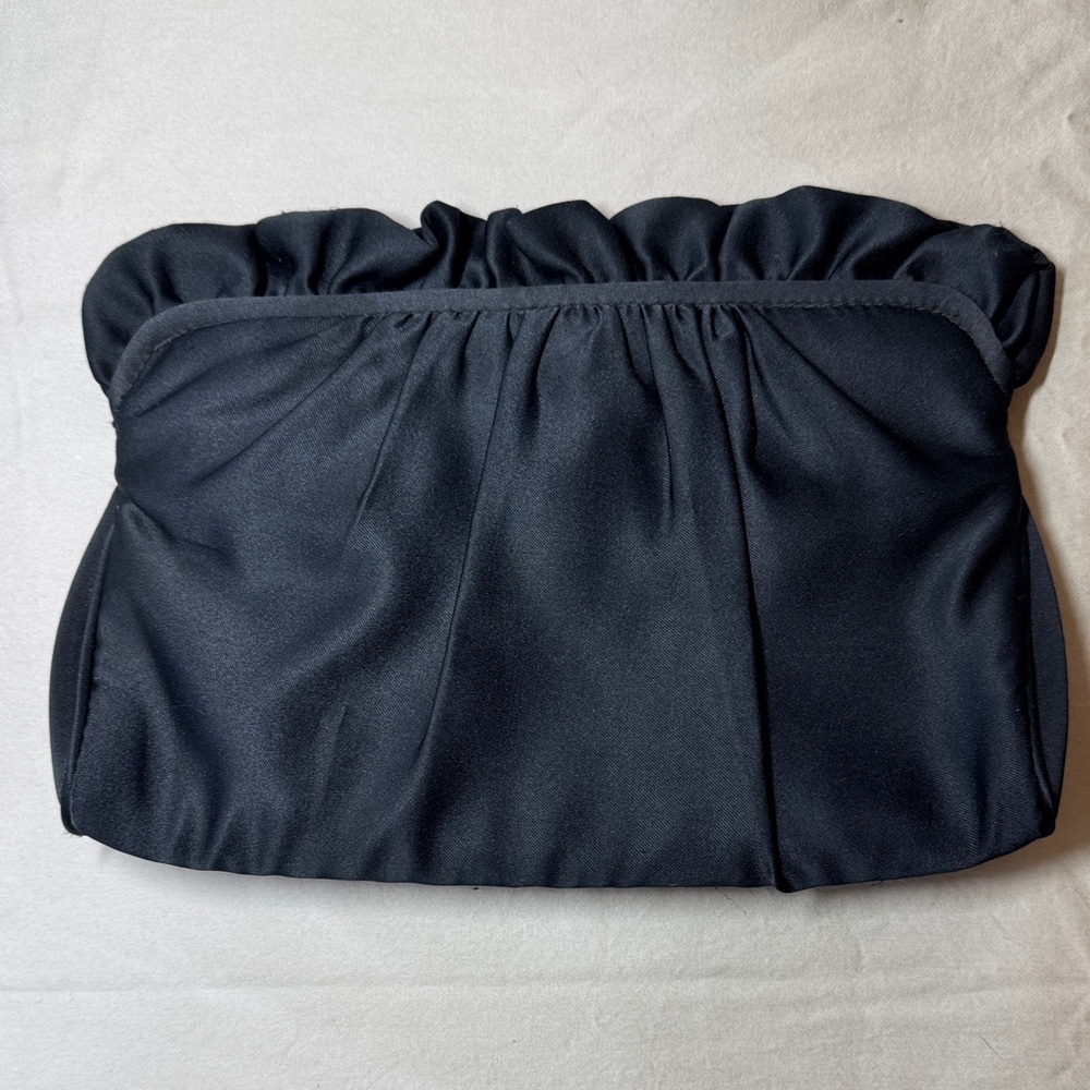 La Regale Vintage Black Clutch Bag